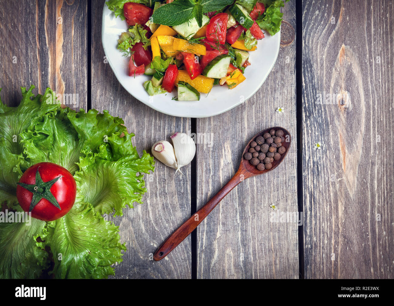 Healthy salad leaves hires stock photography and images Alamy