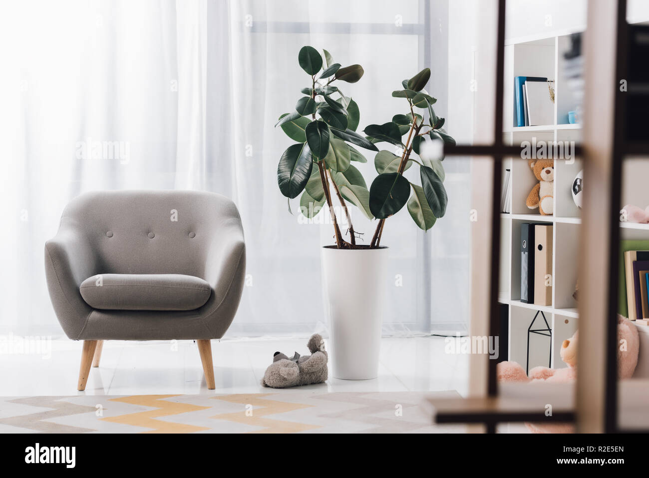 interior of modern child psychologist office Stock Photo Alamy
