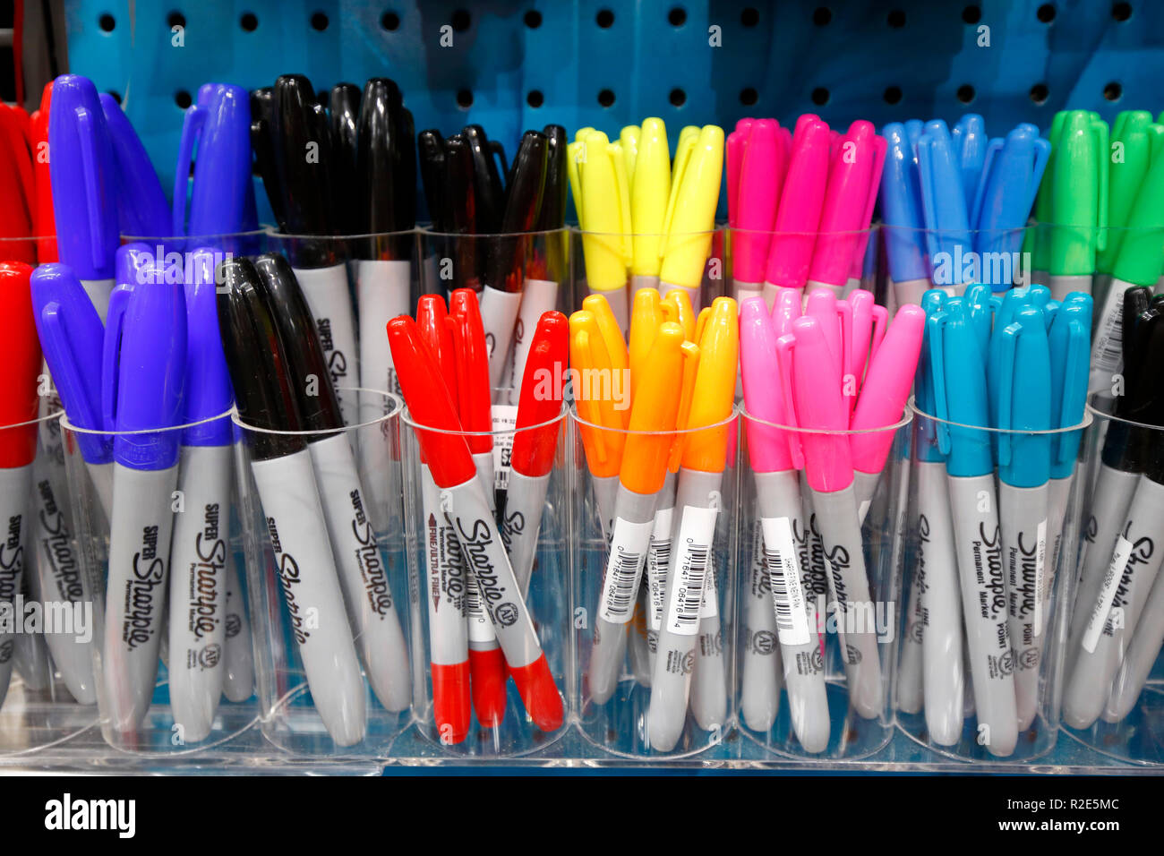 Colorful Sharpies art markers Stock Photo Alamy