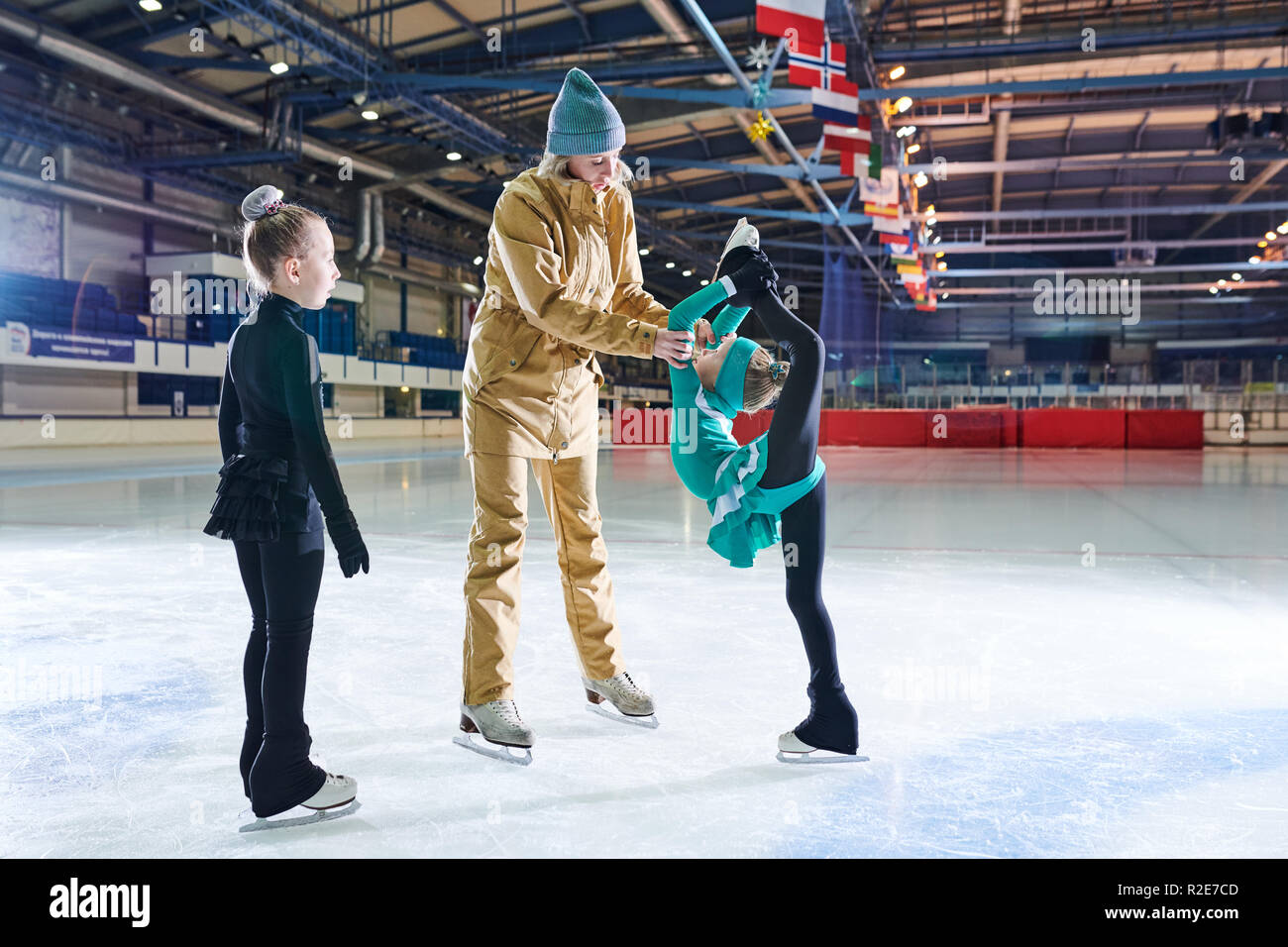 Training in Figure Skating Stock Photo Alamy