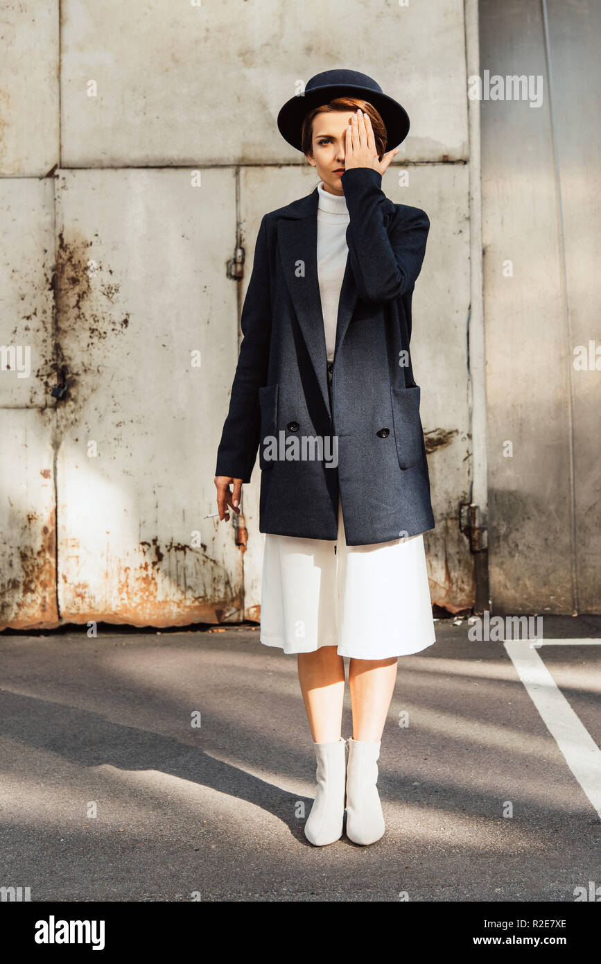 Female Modeling Hat High Resolution Stock Photography and Images - Alamy