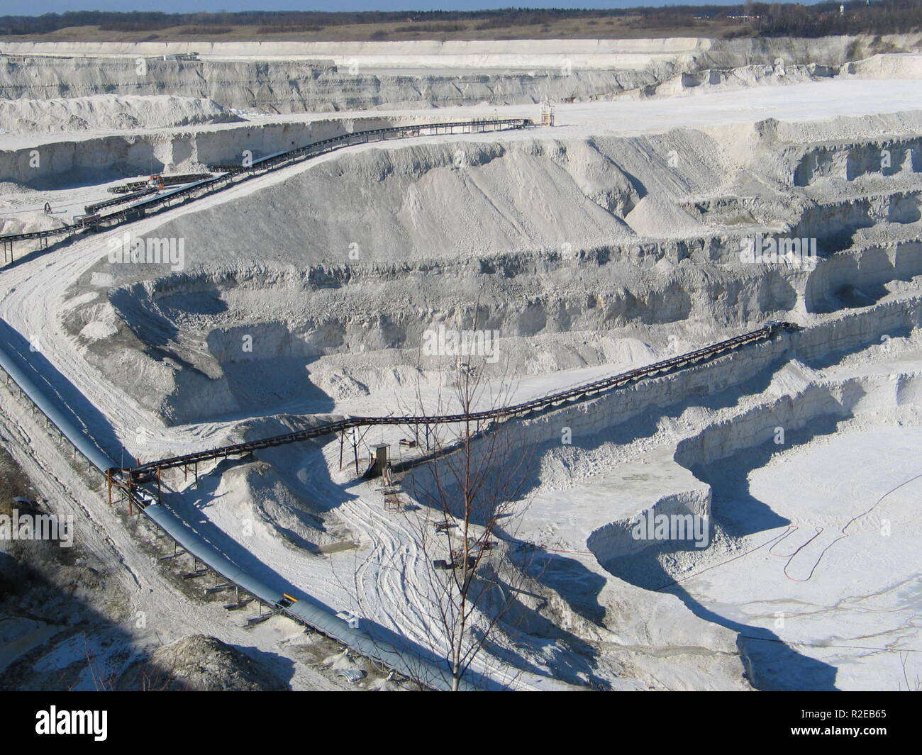 chalk pit image1 Stock Photo Alamy