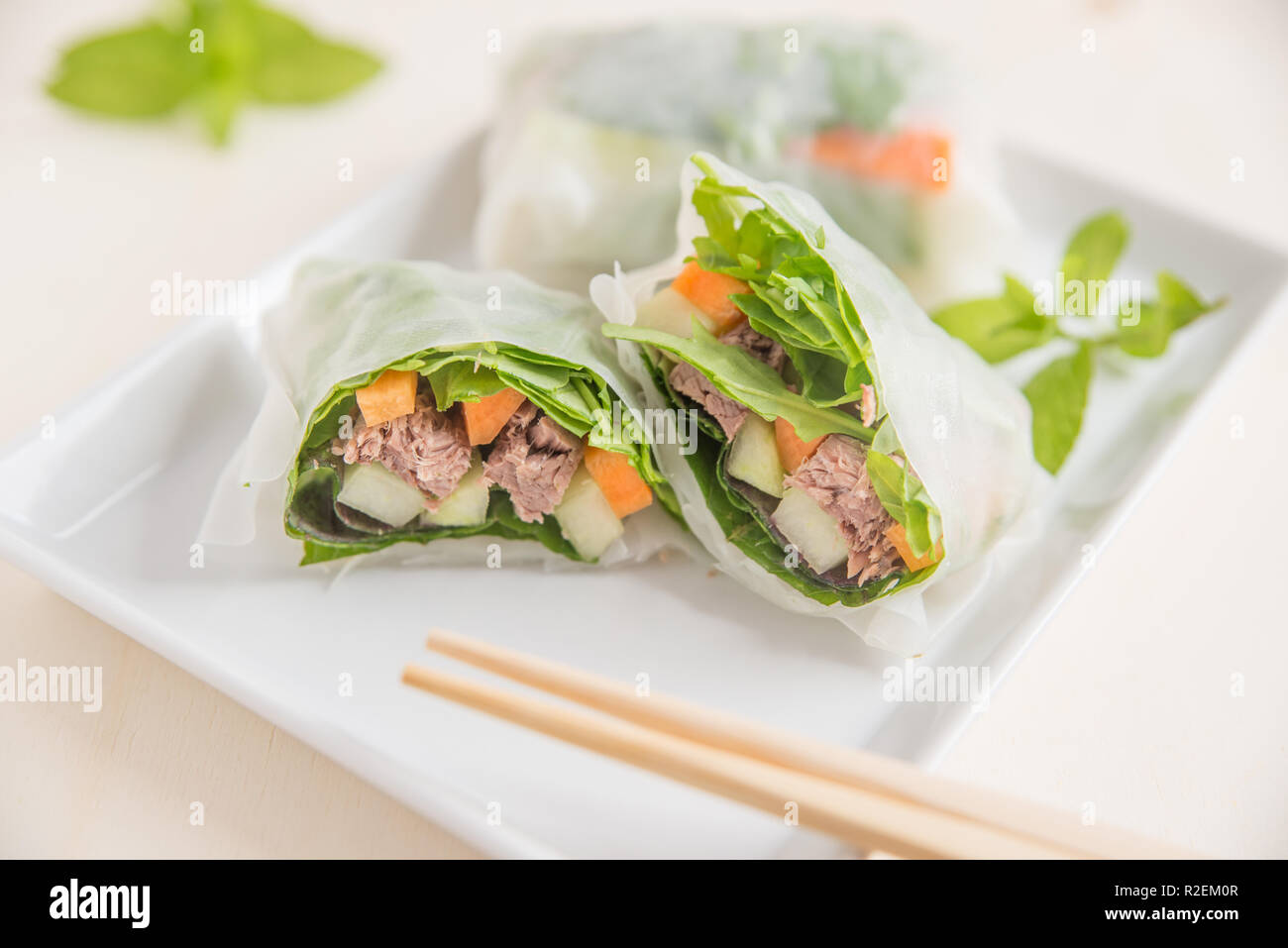 Spring Rulli Springrolls hi-res stock photography and images - Alamy