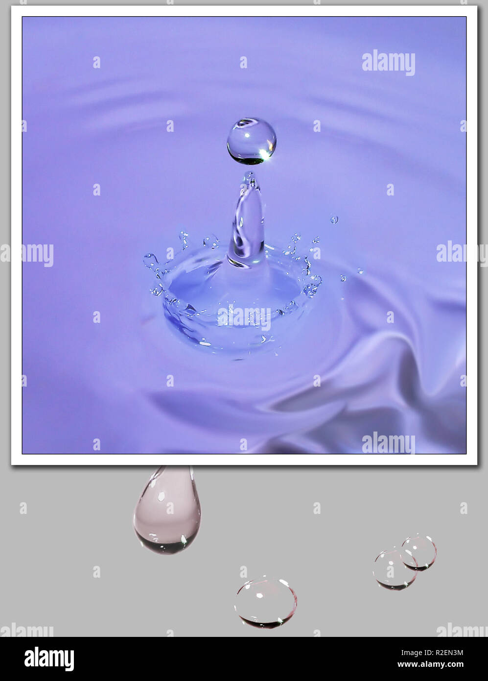 water drops,water crown Stock Photo