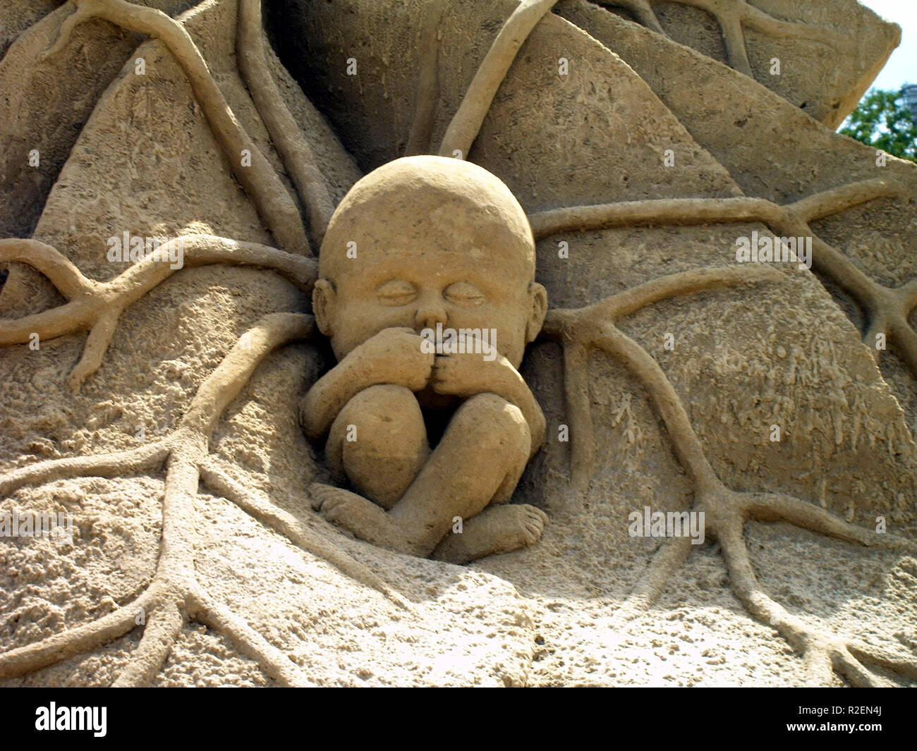 figure aus sand Stock Photo