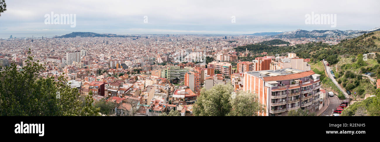 Barcelona spain catalonia cityscape architecture hi-res stock ...