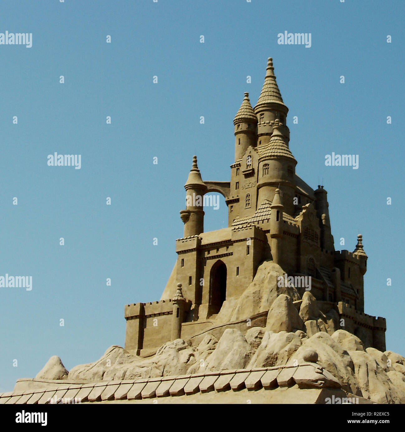 fairytale castle Stock Photo