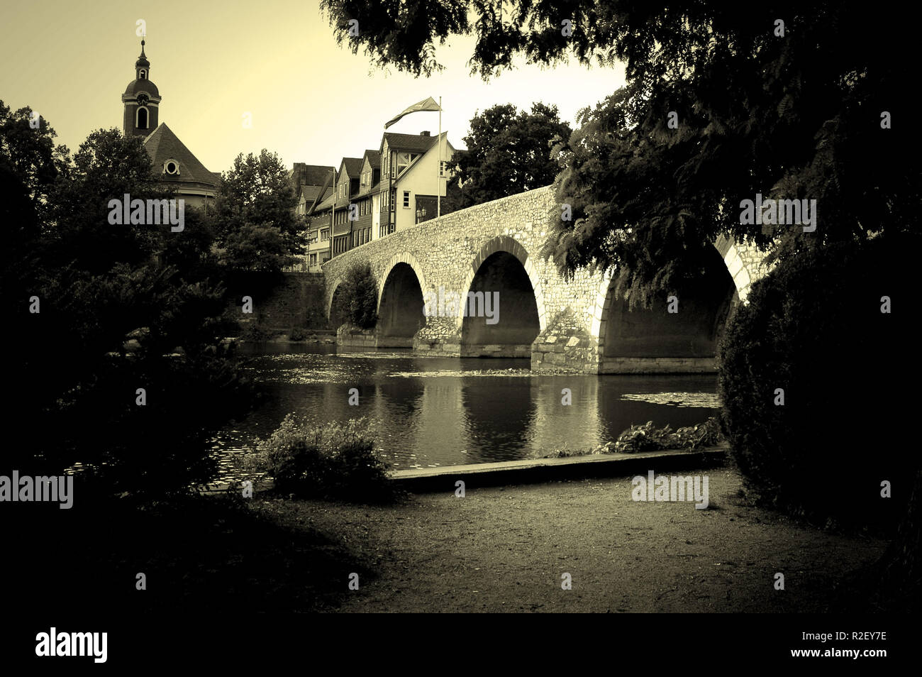 bridge over troubled water Stock Photo Alamy