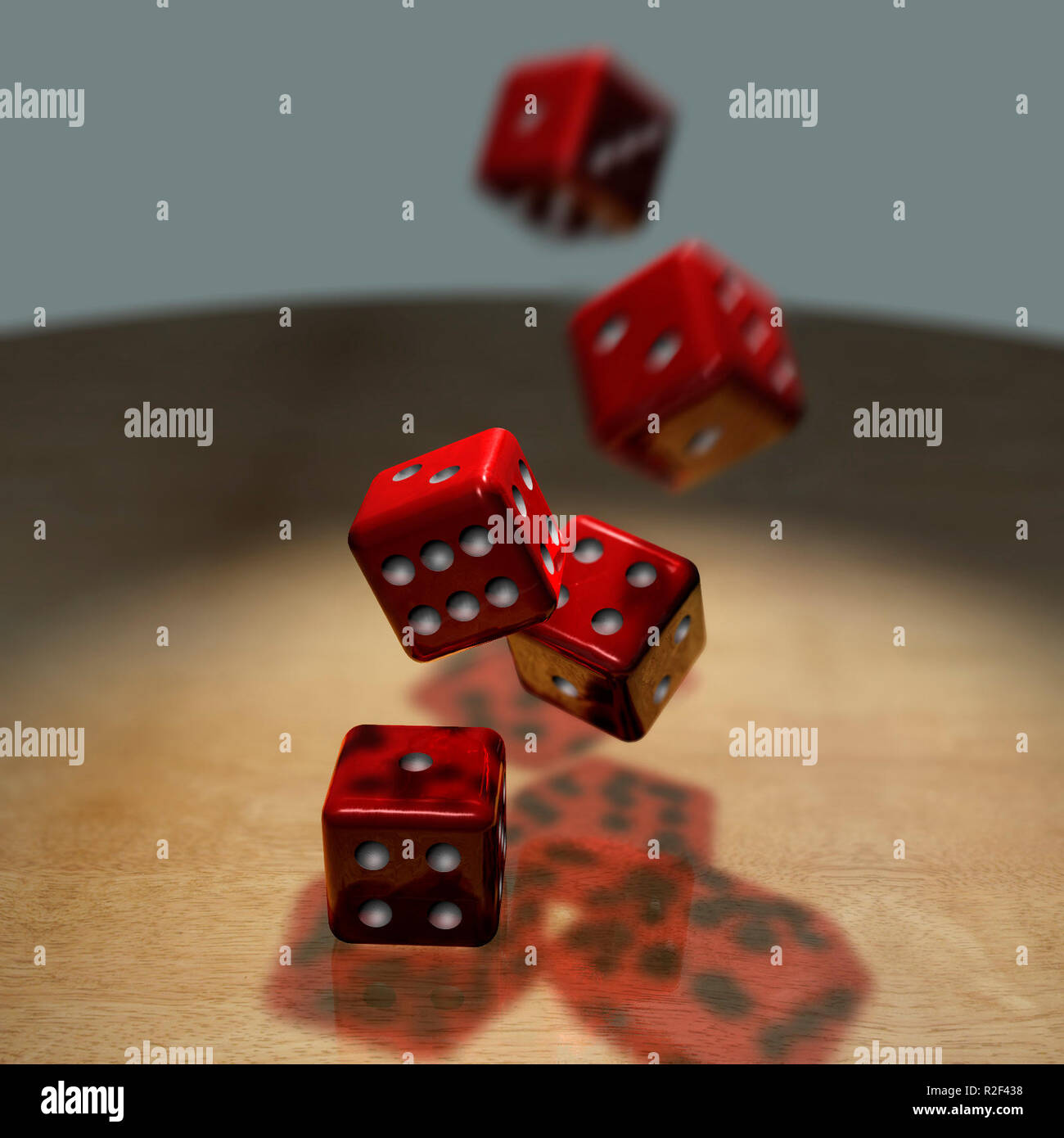 roll the dice Stock Photo