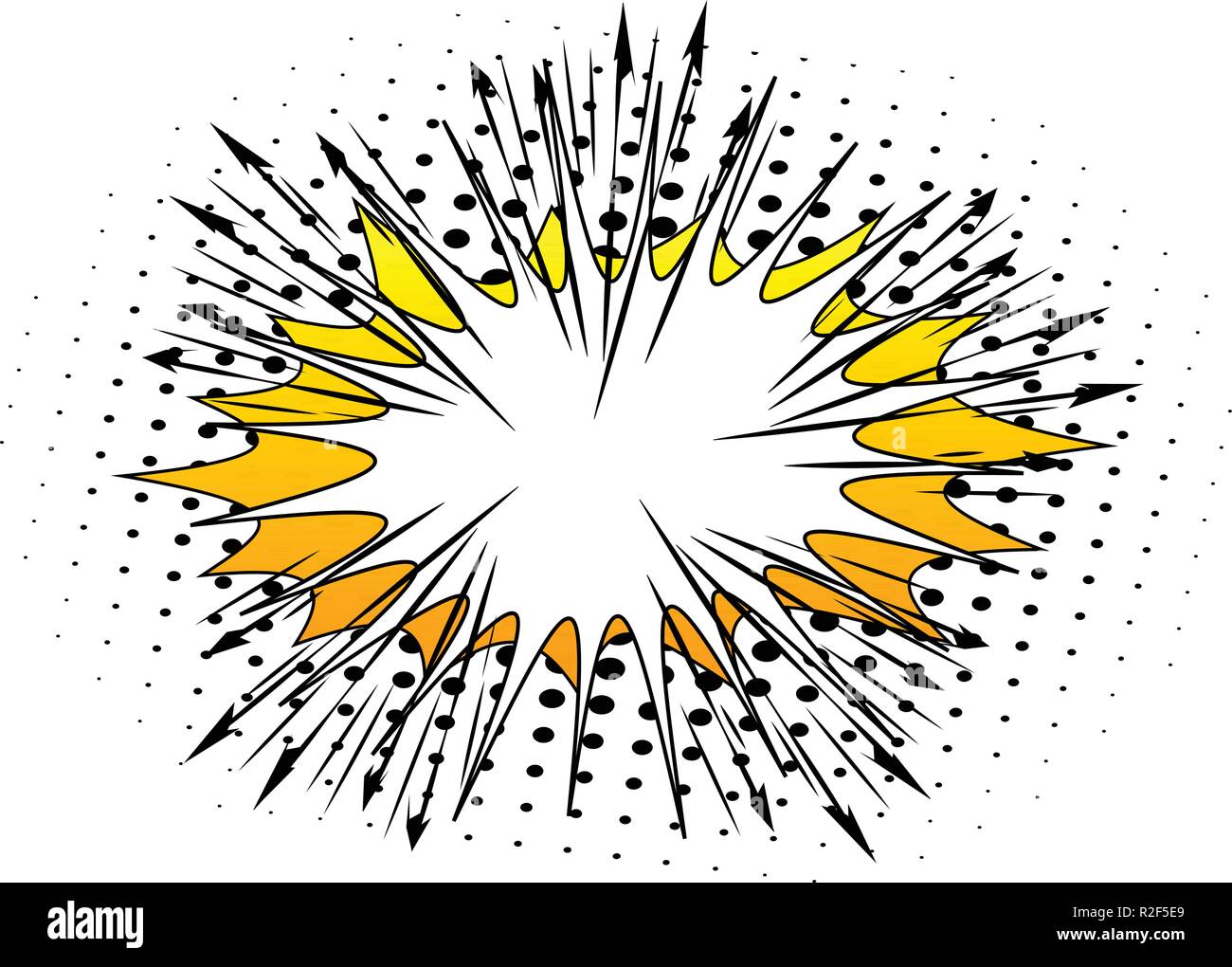 Comic explosion with text One Time Only Stock Vector by ©_fla 62323233