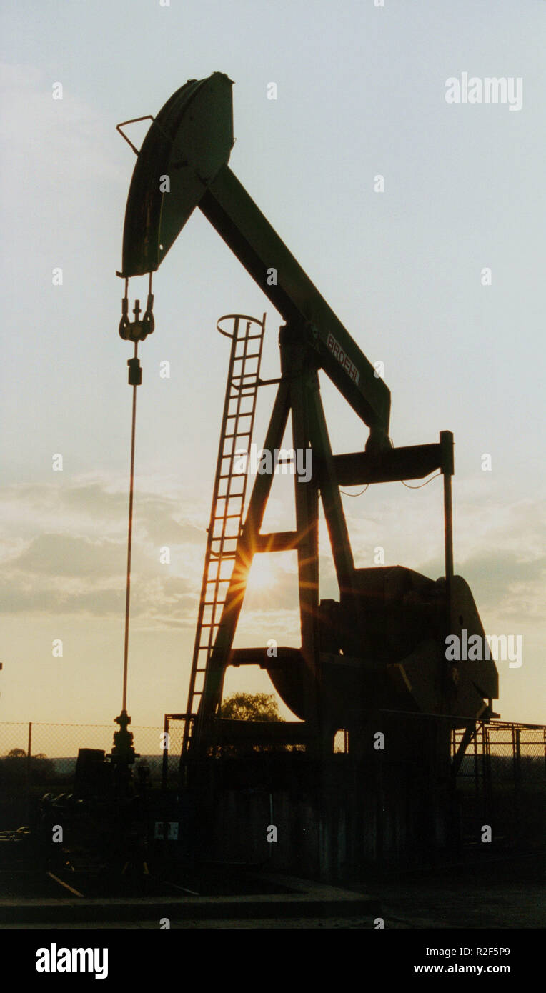 oil production Stock Photo