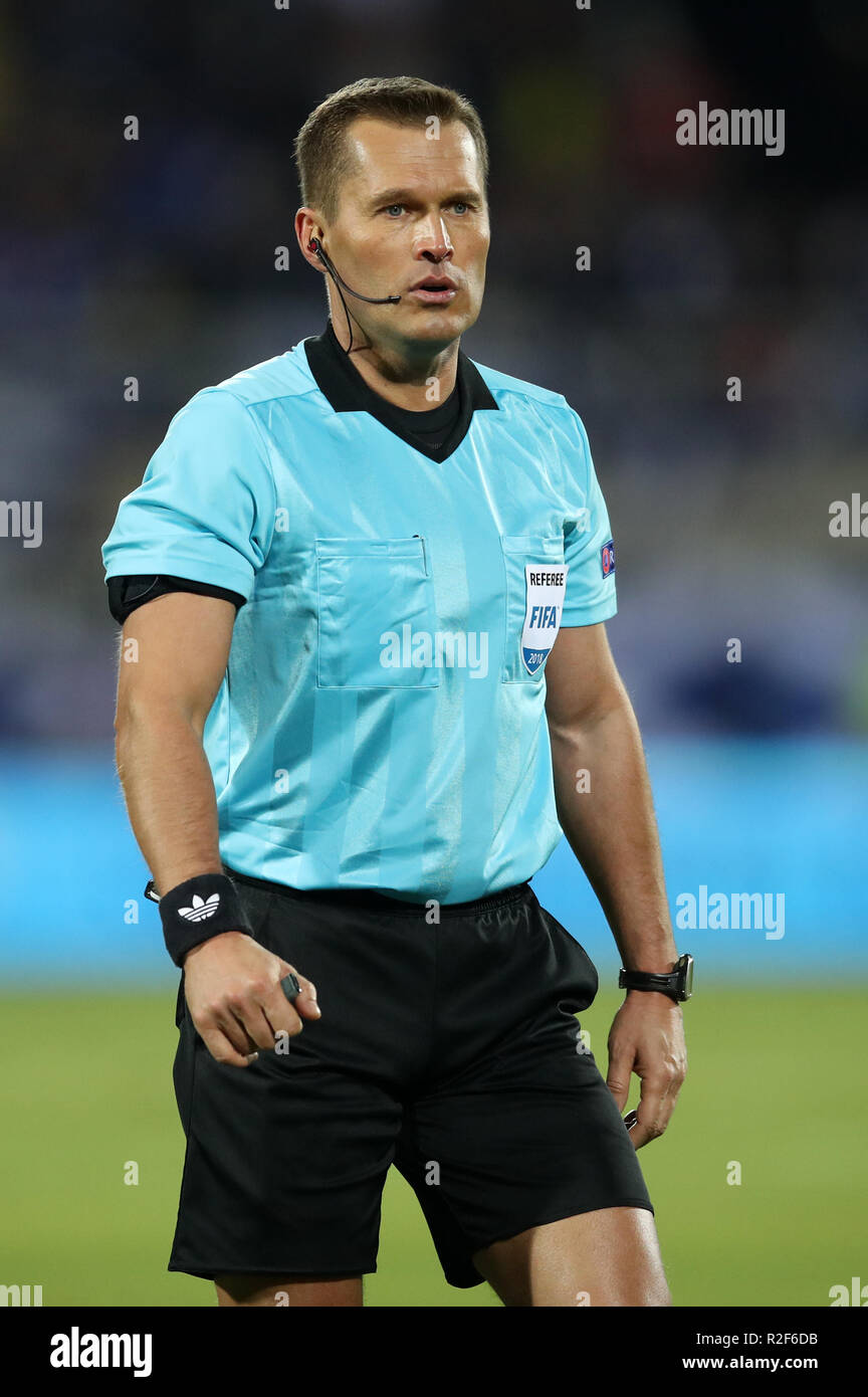 Match referee Vladislav Bezborodov Stock Photo