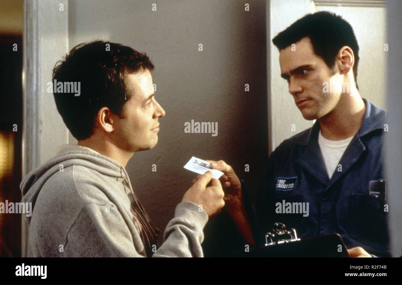 The Cable Guy Year : 1996 USA Director : Ben Stiller Matthew Broderick, Jim Carrey Stock Photo