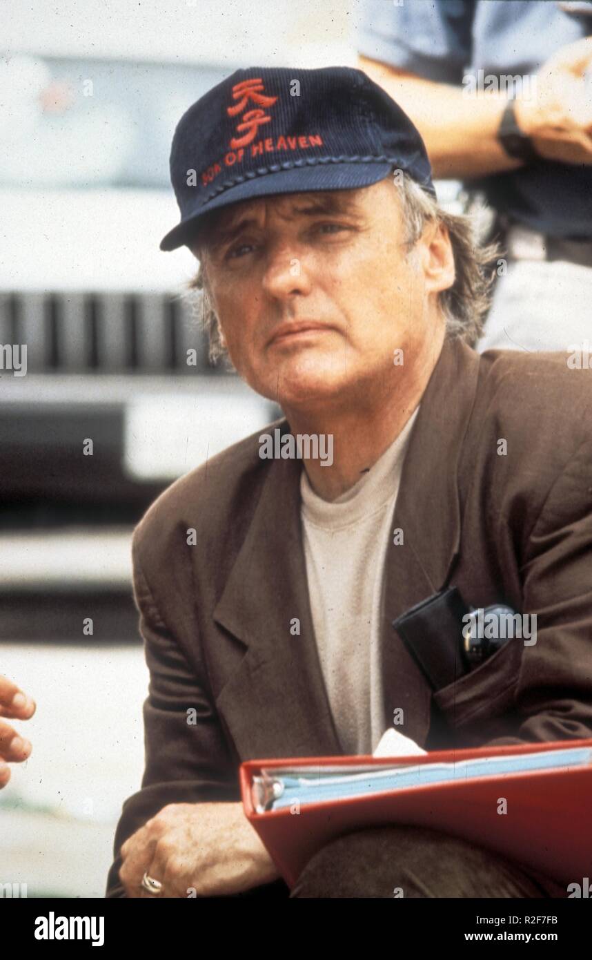 The Hot Spot Year : 1990 USA Director : Dennis Hopper Dennis Hopper Shooting picture Stock Photo