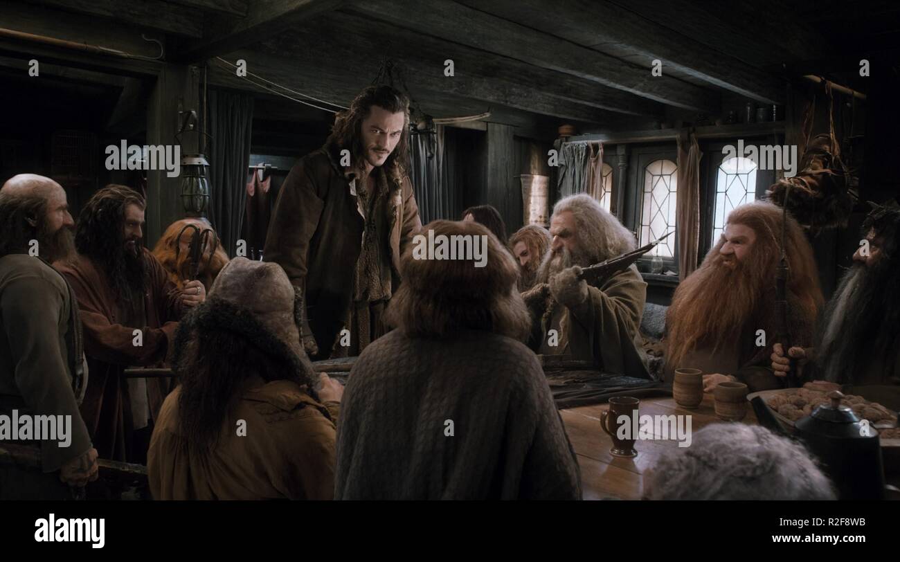 The Hobbit: The Desolation of Smaug Year : 2013 USA / New Zealand Director : Peter Jackson William Kircher, Luke Evans, John Callen, Peter Hambleton Stock Photo