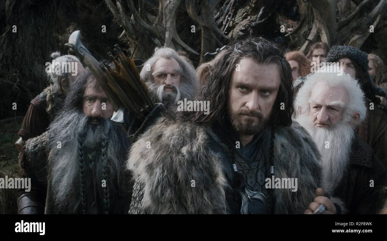 The Hobbit: The Desolation of Smaug Year : 2013 USA / New Zealand Director : Peter Jackson William Kircher, John Callen, Richard Armitage, Ken Stott Stock Photo