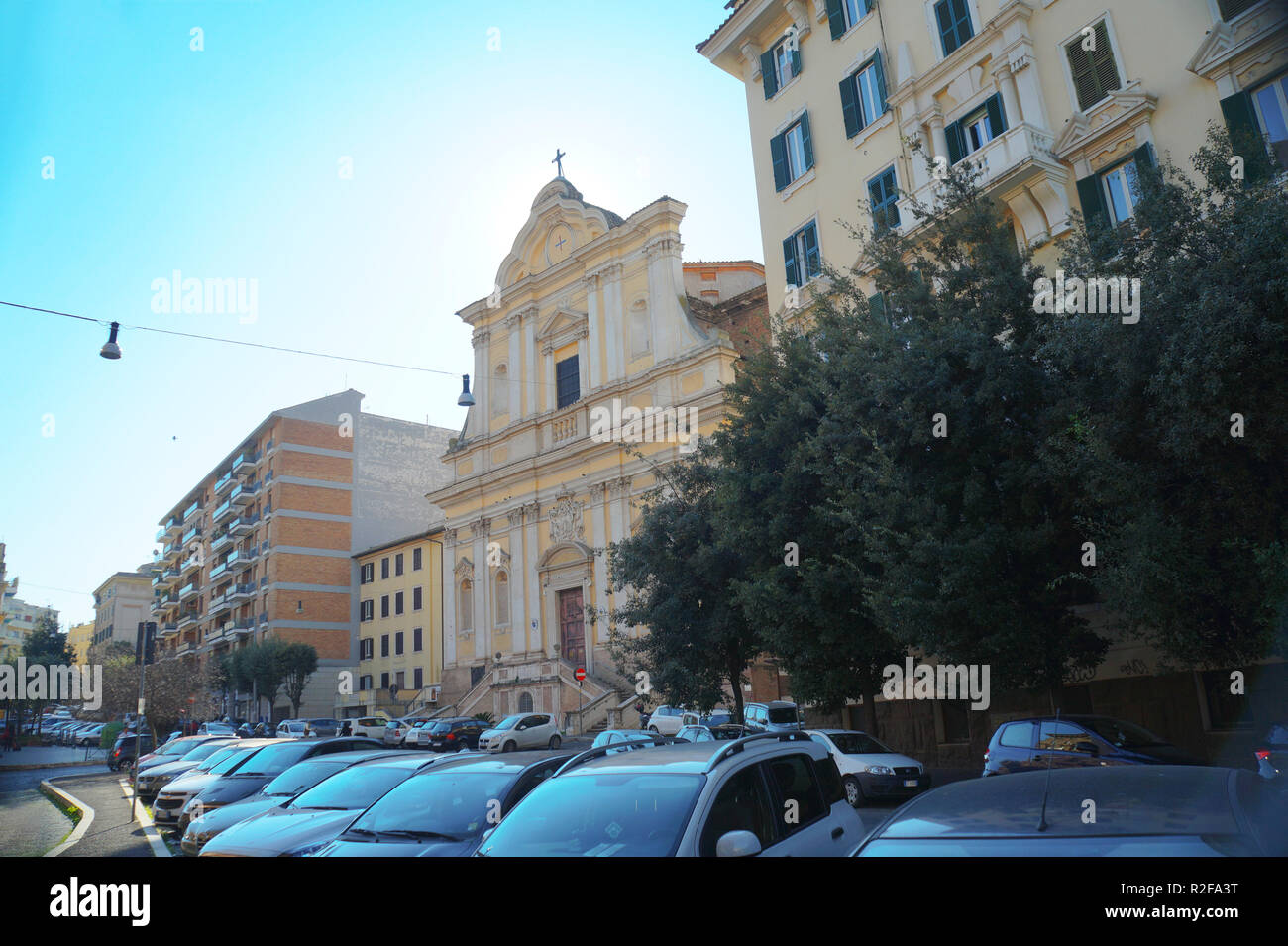 Santa Maria Delle Grazie Alle Fornaci, Rome Italy Stock Photo Alamy