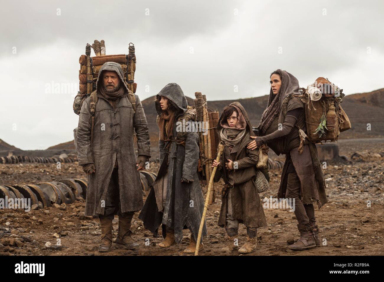Noah Year : 2014 USA Director : Darren Aronofsky Russell Crowe, Leo McHugh Carroll, Gavin Casalegno, Jennifer Connelly Stock Photo