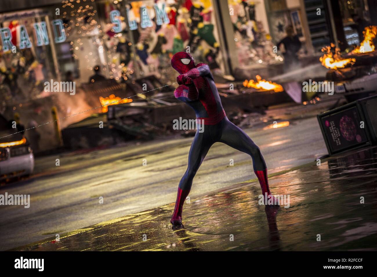 The Amazing Spider-man 2 Year : 2014 USA Director : Marc Webb Andrew Garfield Stock Photo