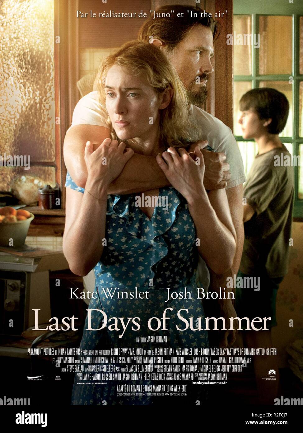 Mængde af Kritisk jernbane Labor Day Year : 2013 USA Director : Jason Reitman Josh Brolin, Kate Winslet  , Gattlin Griffith Movie poster (Fr Stock Photo - Alamy