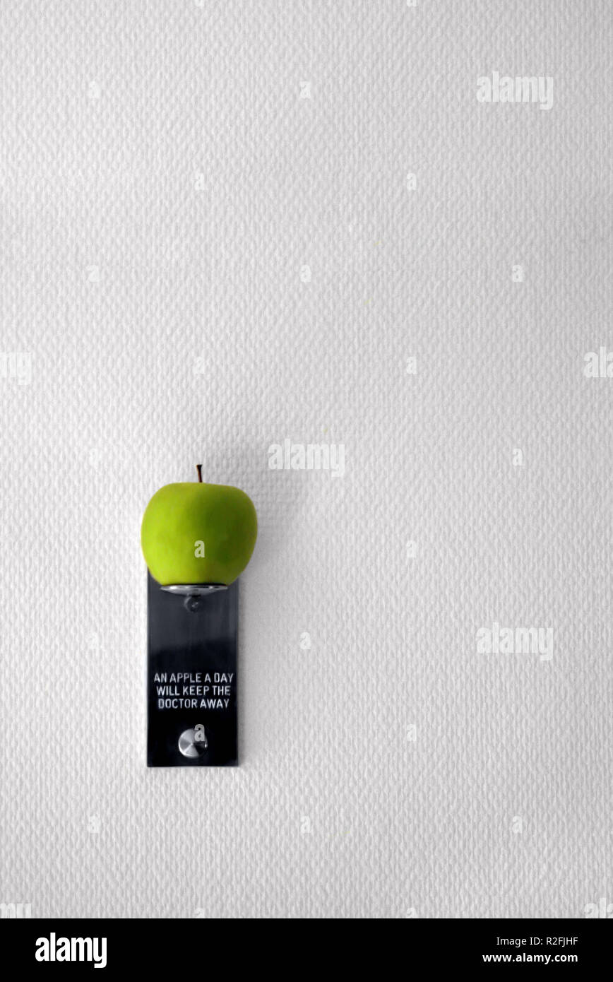 an apple a day ... Stock Photo