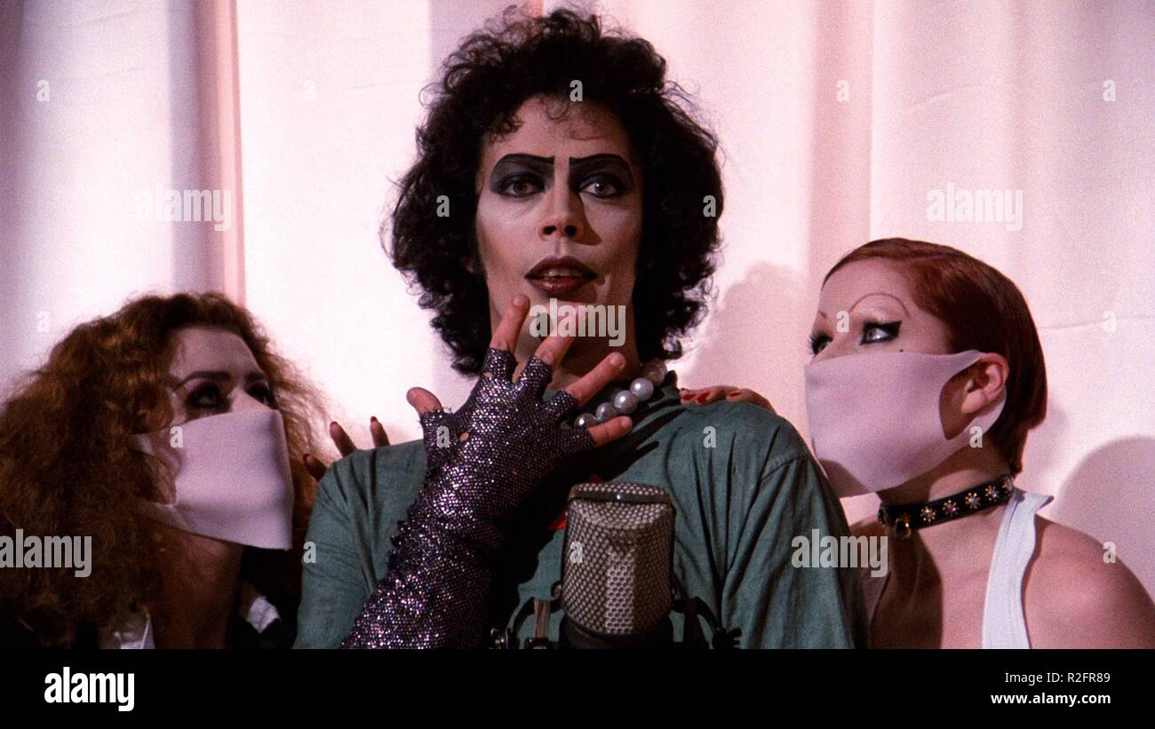 The Rocky Horror Picture Show Year : 1975 USA / UK Director : Jim Sharman Patricia Quinn, Tim Curry, Nell Campbell, Stock Photo