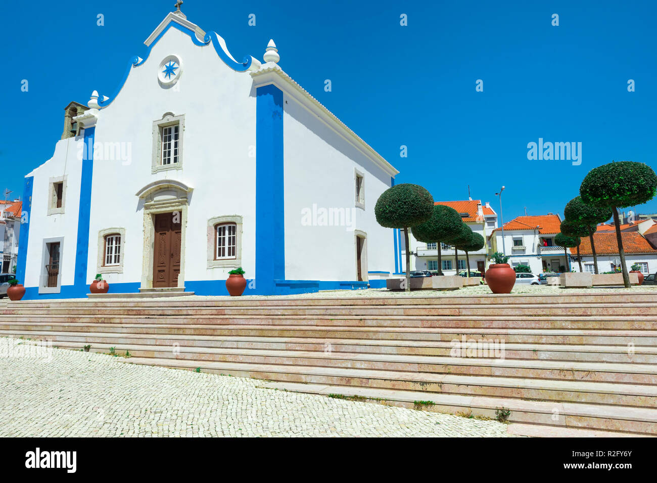 Santa Marta Church Ericeira Lisbon Coast Portugal Stock Photo Alamy Santa Marta Church Ericeira Lisbon Coast Portugal Stock Photo Alamy
