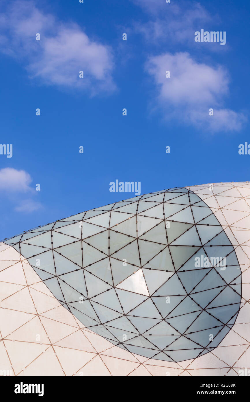 The Blob, Binary Large Object, is a futuristic building in Eindhoven, North Brabant, The Netherlands, Europe. Stock Photo