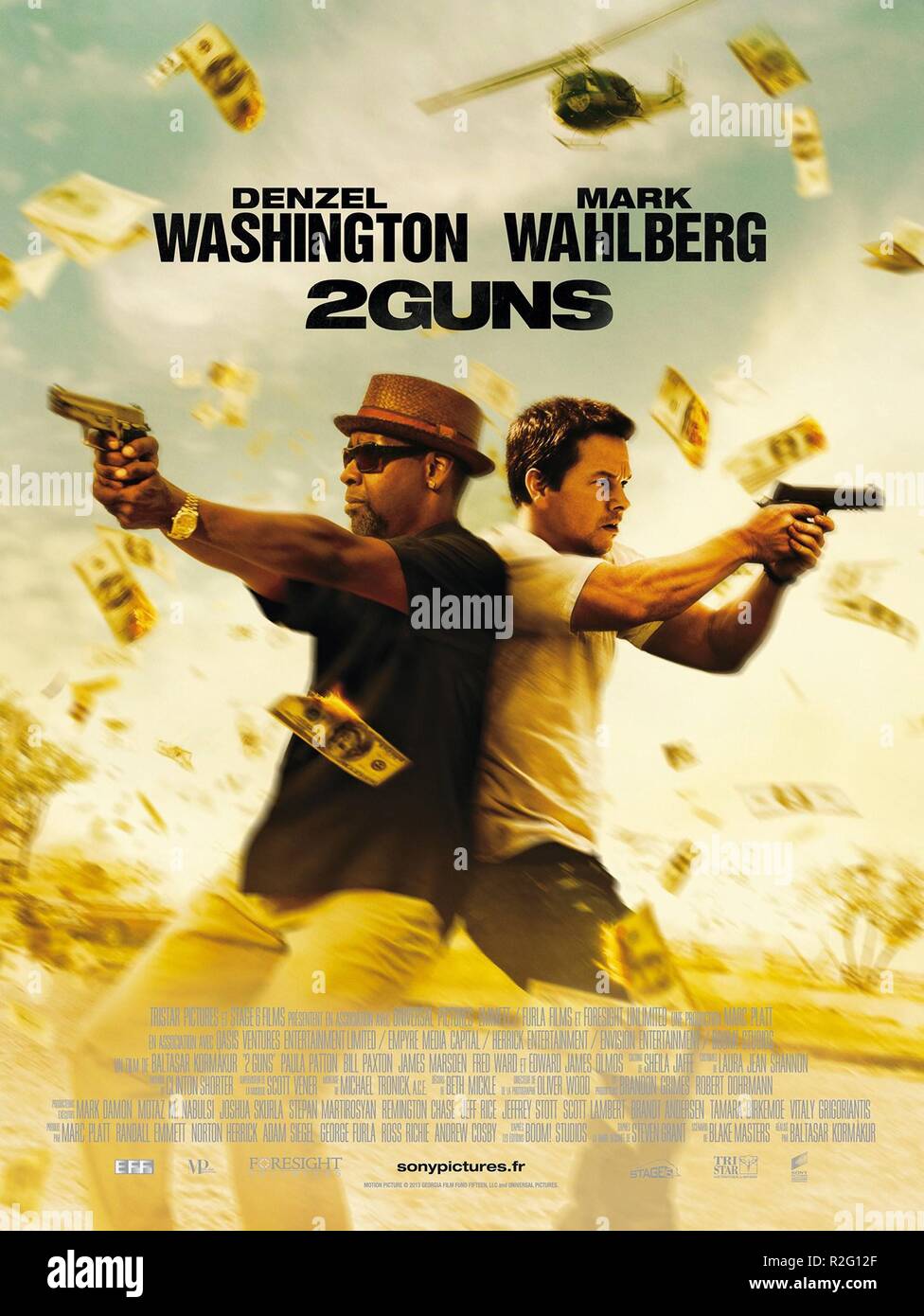 2 Guns Year 13 Usa Director Baltasar Kormakur Denzel Washington Mark Wahlberg Stock Photo Alamy