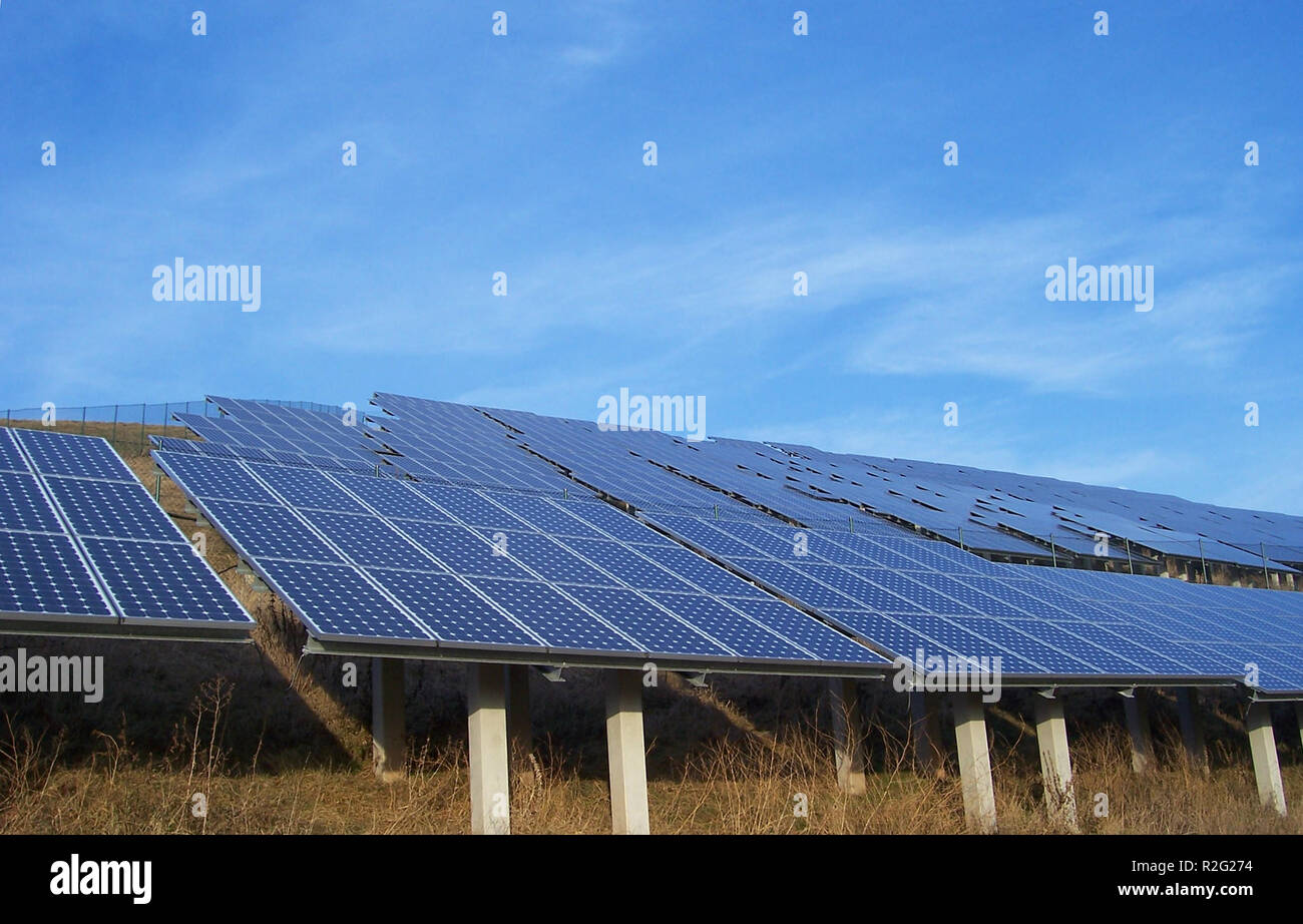solar park Stock Photo
