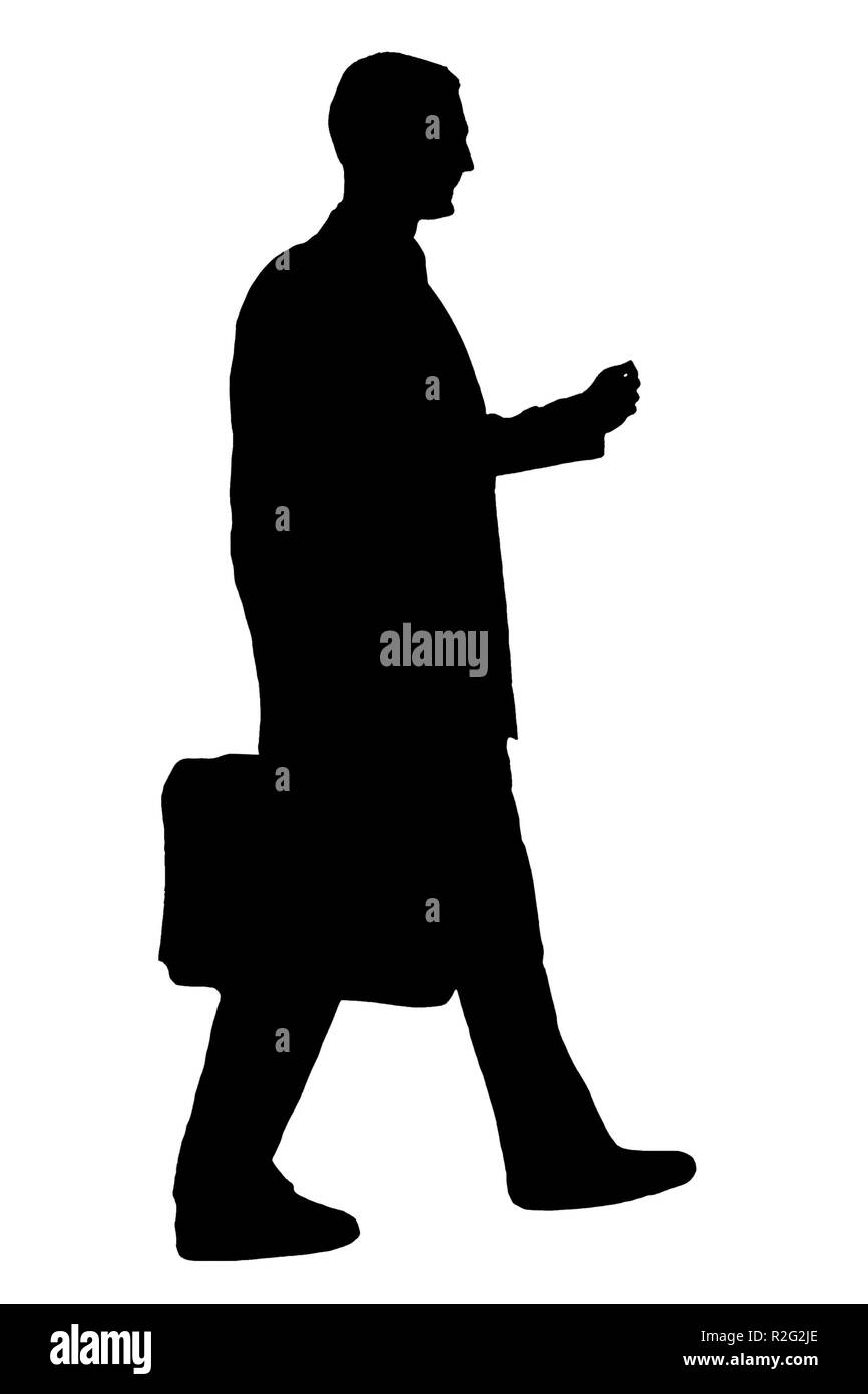 man with briefcase Stock Photo