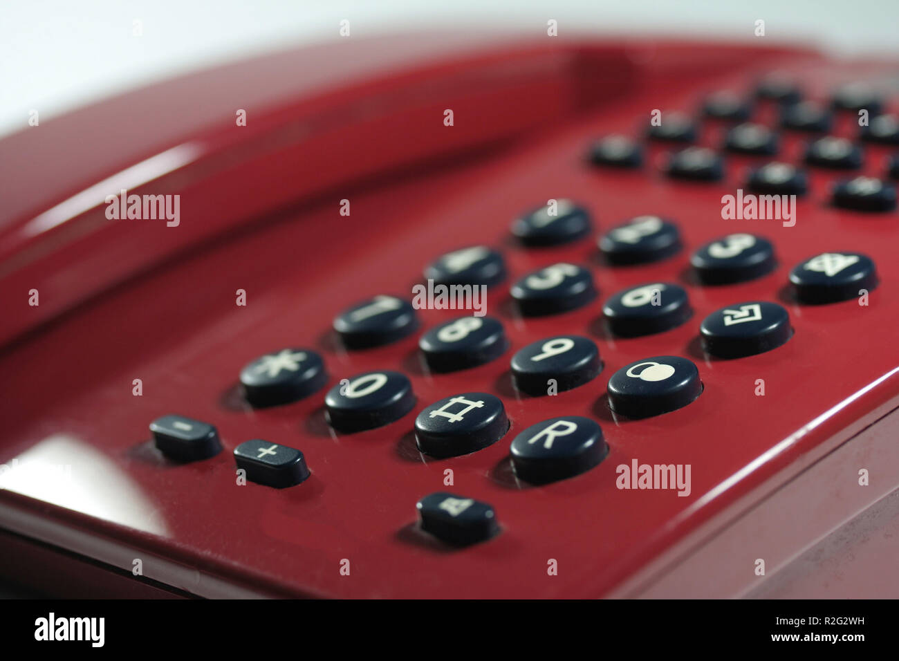 red telephone Stock Photo