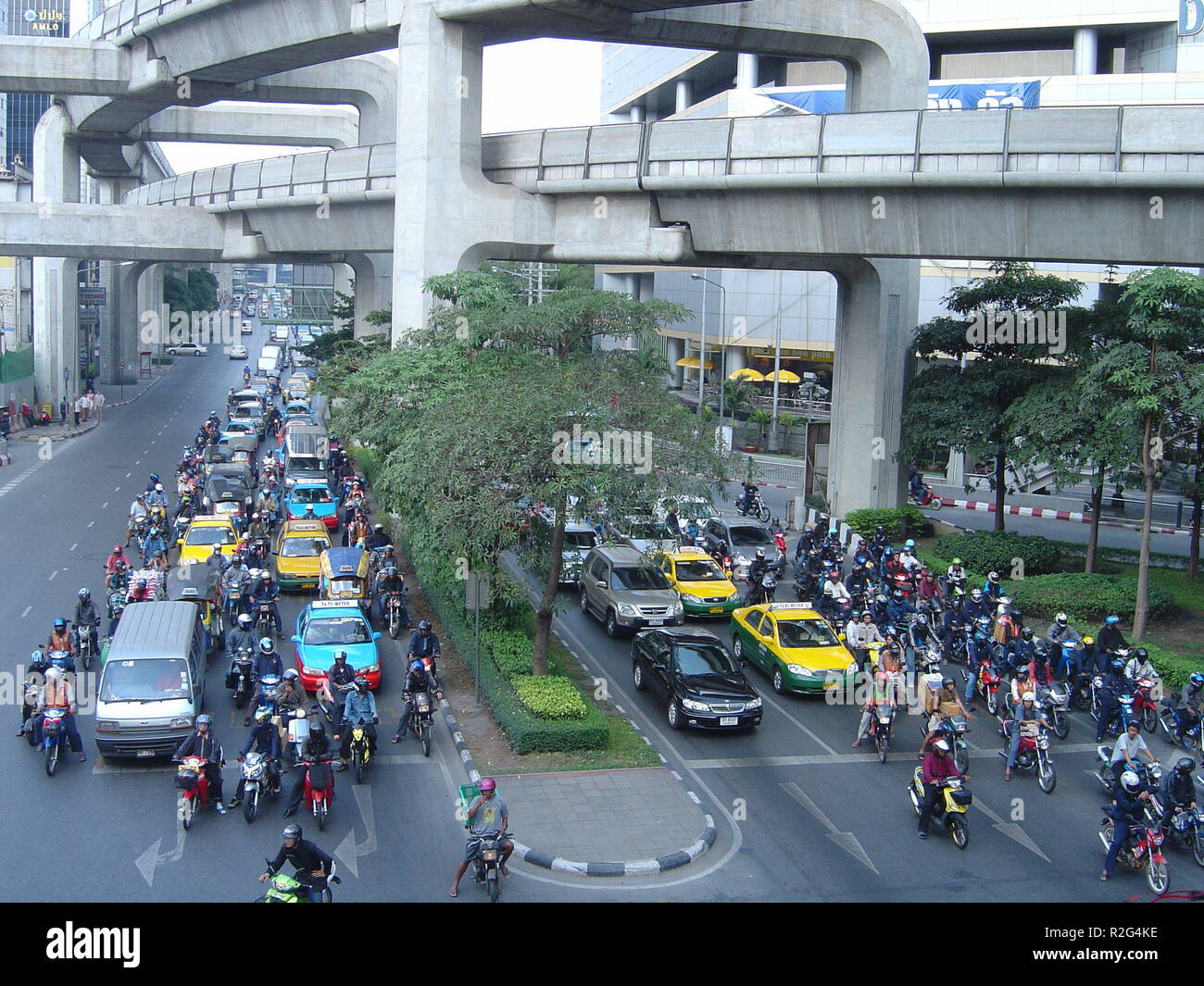 road in bangkok Stock Photo