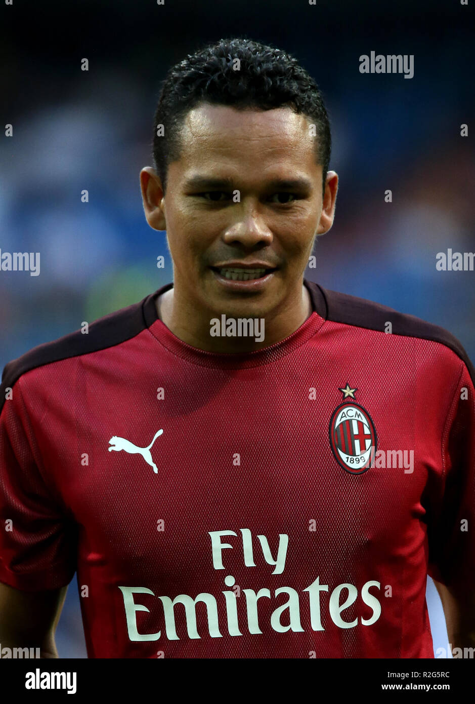 Italy - Serie A TIM 2018-2019 /  ( A.C. Milan ) -  Carlos Bacca Stock Photo