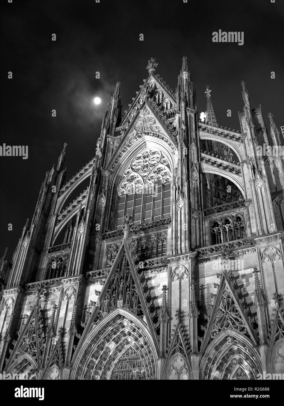 Cologne cathedral window Black and White Stock Photos & Images - Alamy