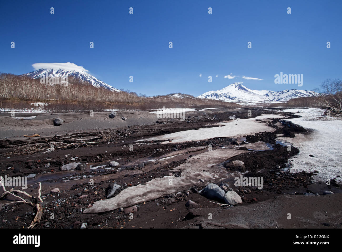 Avacha volcano, Kamchatka Stock Photo - Alamy