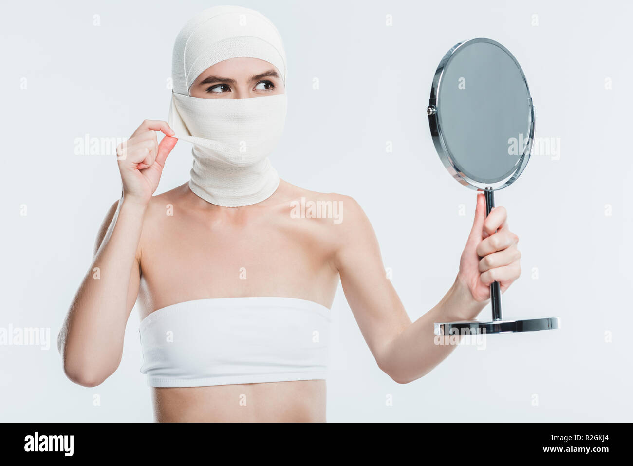 Bandages Face Stock Photos & Bandages Face Stock Images Alamy