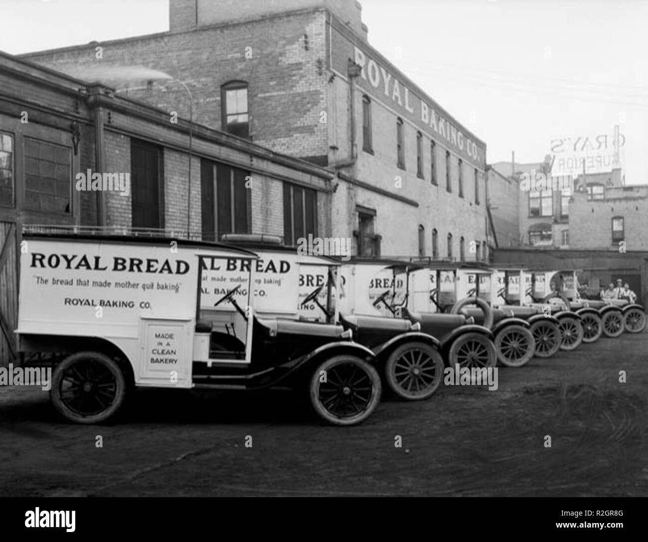 Dodge Brothers delivery trucks, Salt Lake City, 1920 Stock Photo Alamy