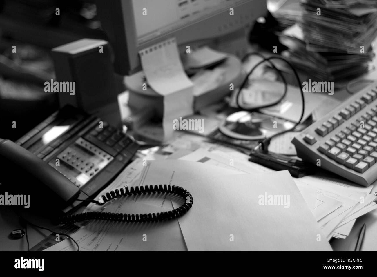 Stress workplace Black and White Stock Photos & Images - Alamy