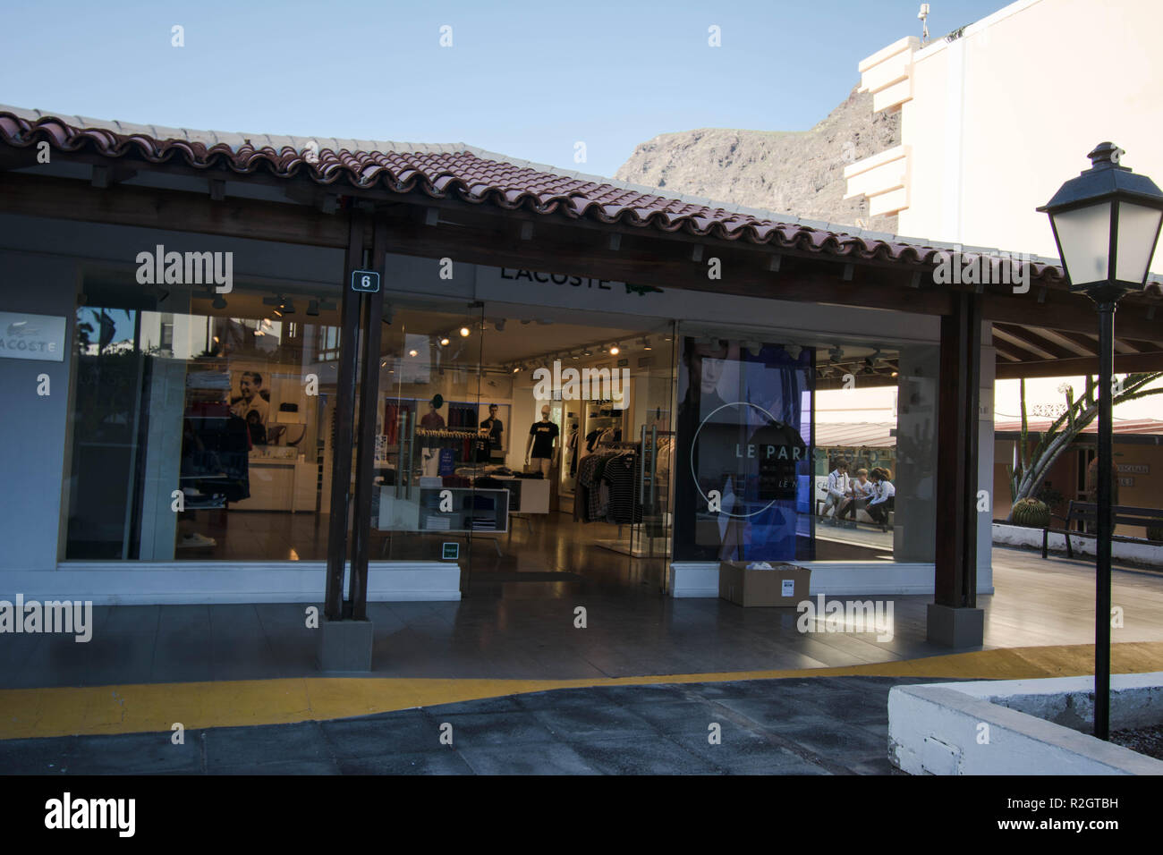 Lacoste shop Tenerife Canary Islands Stock Photo - Alamy