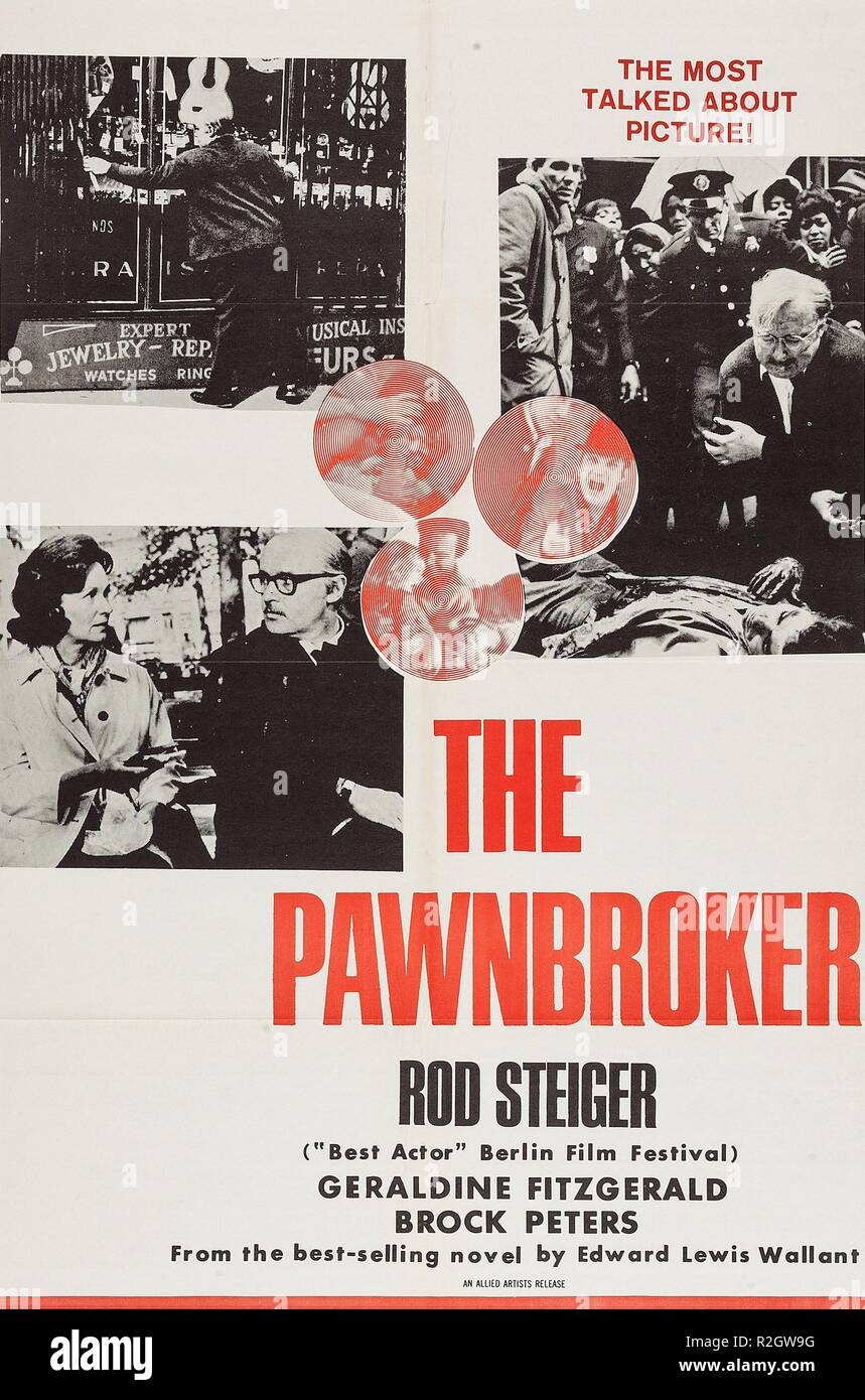 The pawnbroker Year : 1964 USA Director : Sidney Lumet Movie poster (USA) Stock Photo
