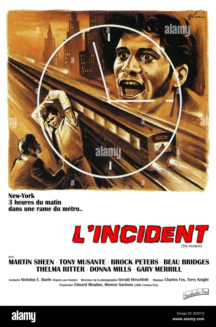 The Incident Year : 1967 USA Director : Larry Peerce Movie poster (Fr) Stock Photo