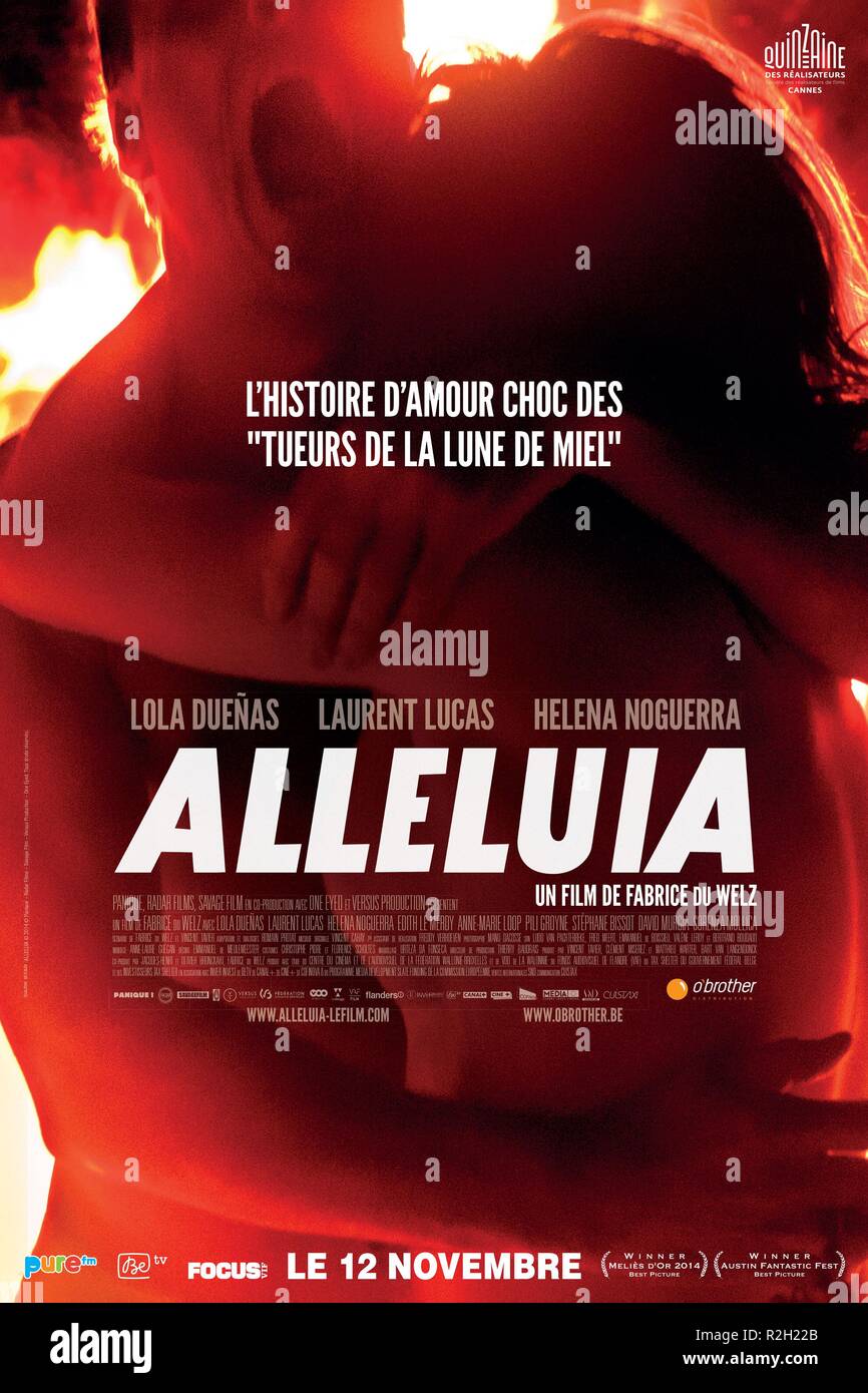 Alleluia Year : 2014 France / Belgium Director : Fabrice Du Welz Laurent  Lucas, Lola Duenas Movie poster (Be Stock Photo - Alamy