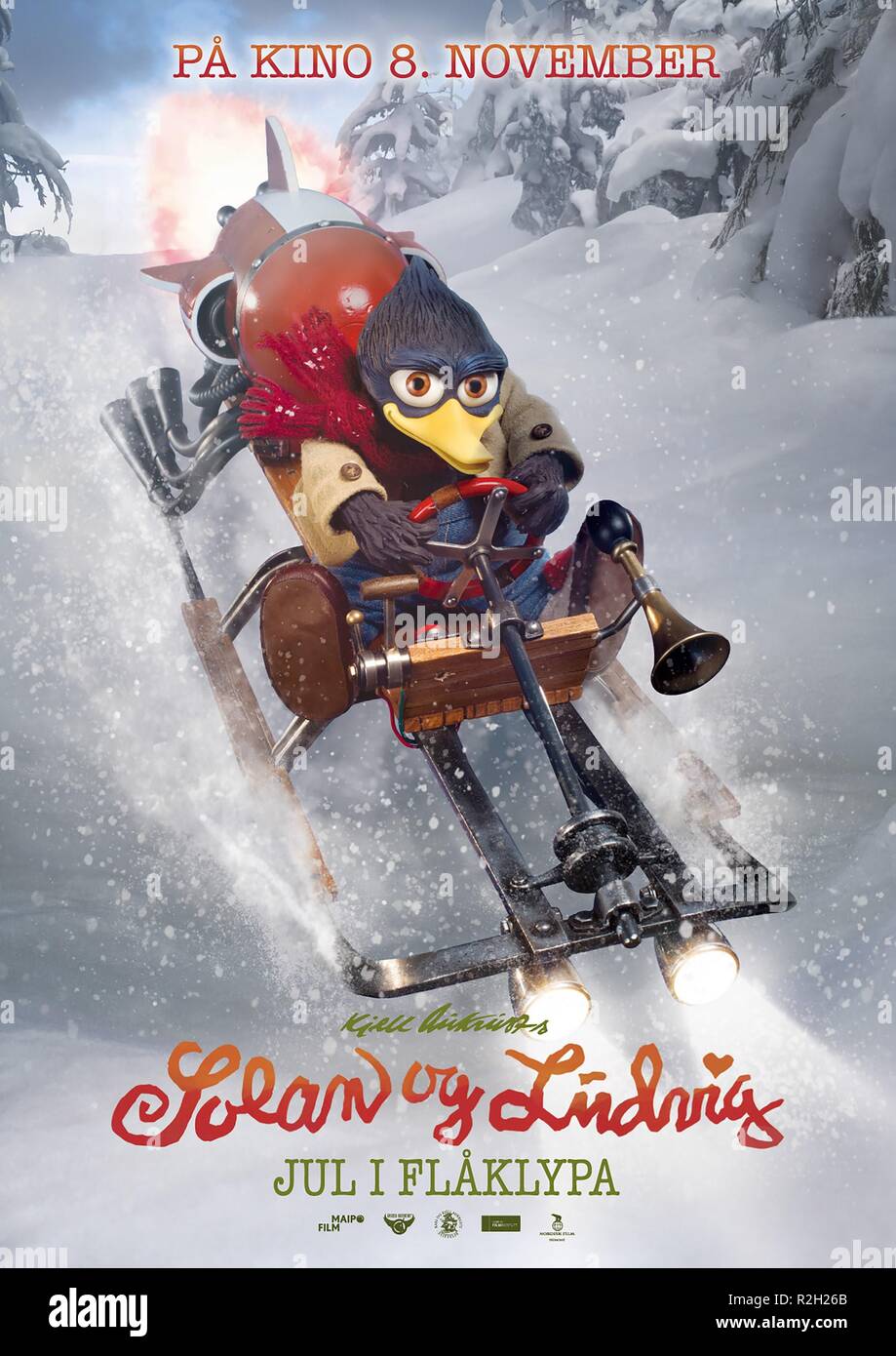 Solan og Ludvig - Jul i Flaklypa Year : 2013 Norway Director : Rasmus A. Sivertsen Animation Movie poster (No) Stock Photo