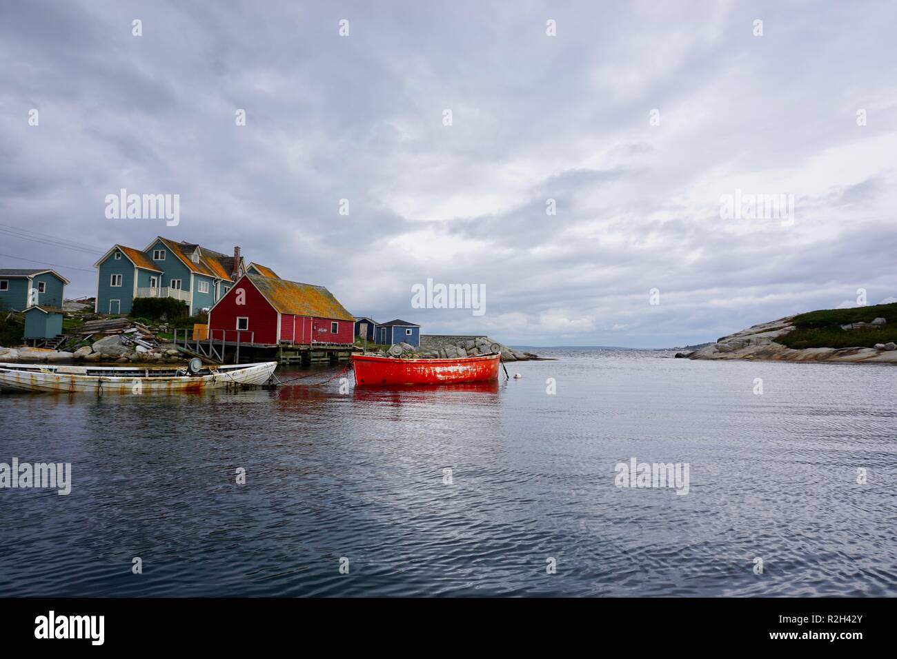 Picture from a landscape in Canada Peggys Cove, Canada Stock Photo