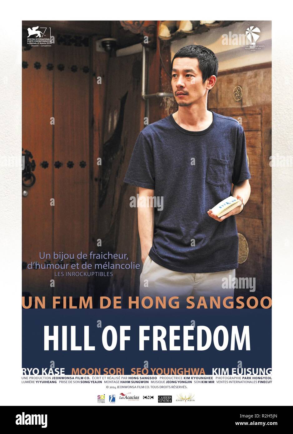 Hill of Freedom Ja-yu-eui eon-deok Year : 2014 South Korea Director : Hong  Sang-soo Ryo Kase Movie poster (Fr Stock Photo - Alamy