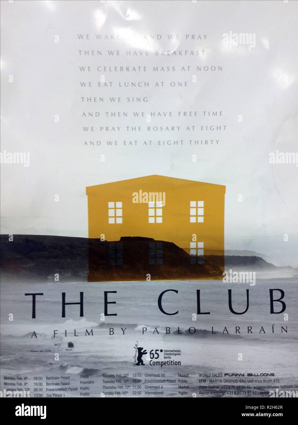 El Club The Club Year : 2015 Chile Director : Pablo Larrain Movie poster  (USA Stock Photo - Alamy