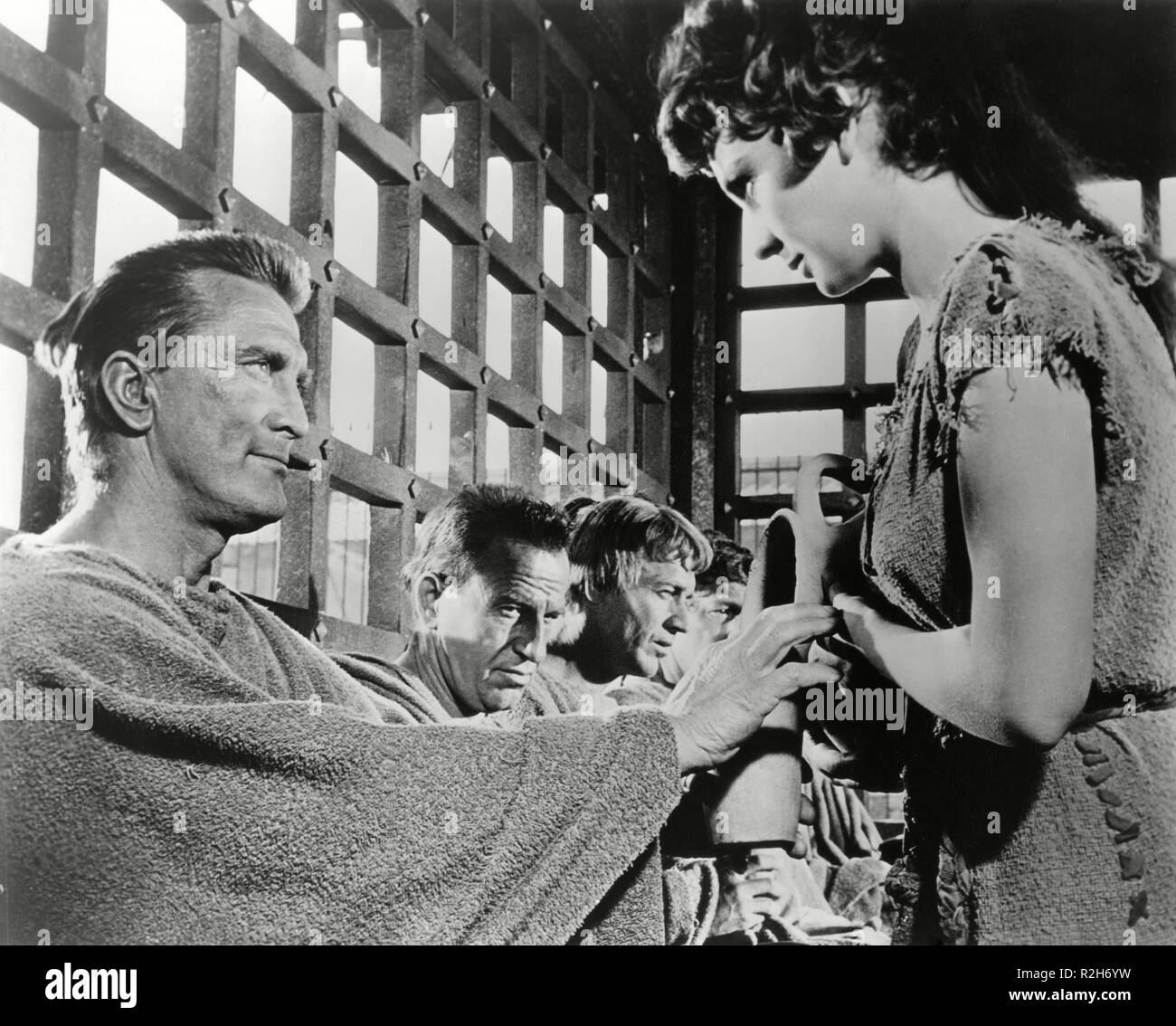 Spartacus Year 1960 Usa Director Stanley Kubrick Kirk Douglas Jean Simmons Stock Photo Alamy