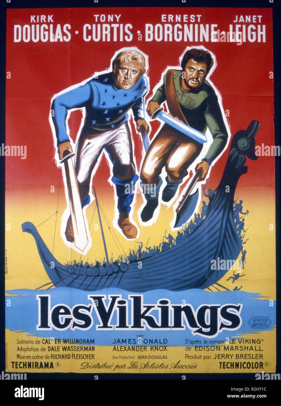 The Vikings Year 1958 USA Director Richard Fleischer Movie Poster 