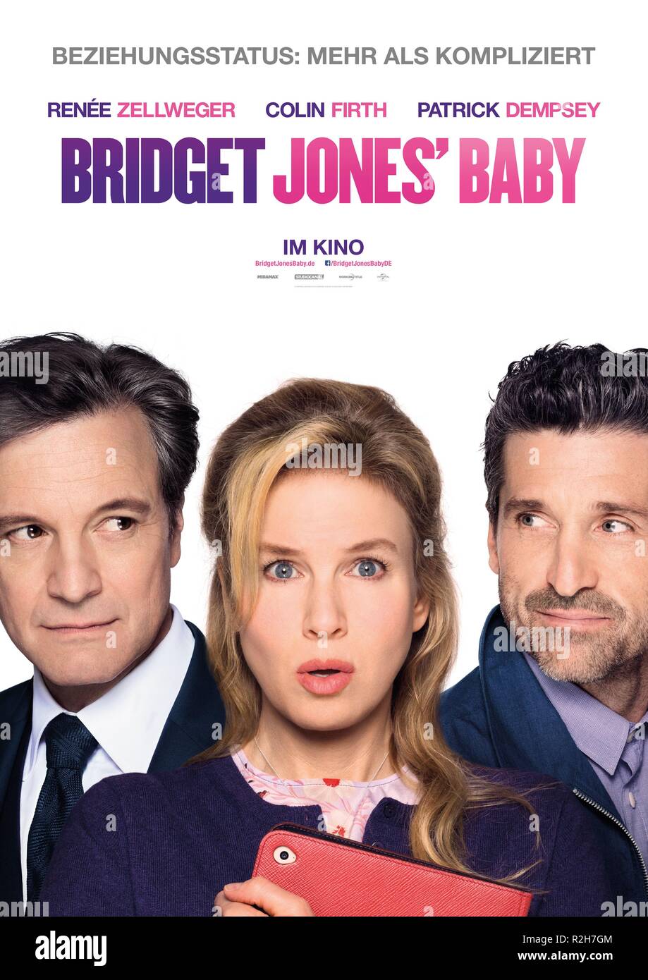 Bridget Jones's Baby Year : 2016 UK / USA Director : Sharon Maguire Colin Firth, Renée Zellweger, Patrick Dempsey Movie poster (Ger) Stock Photo